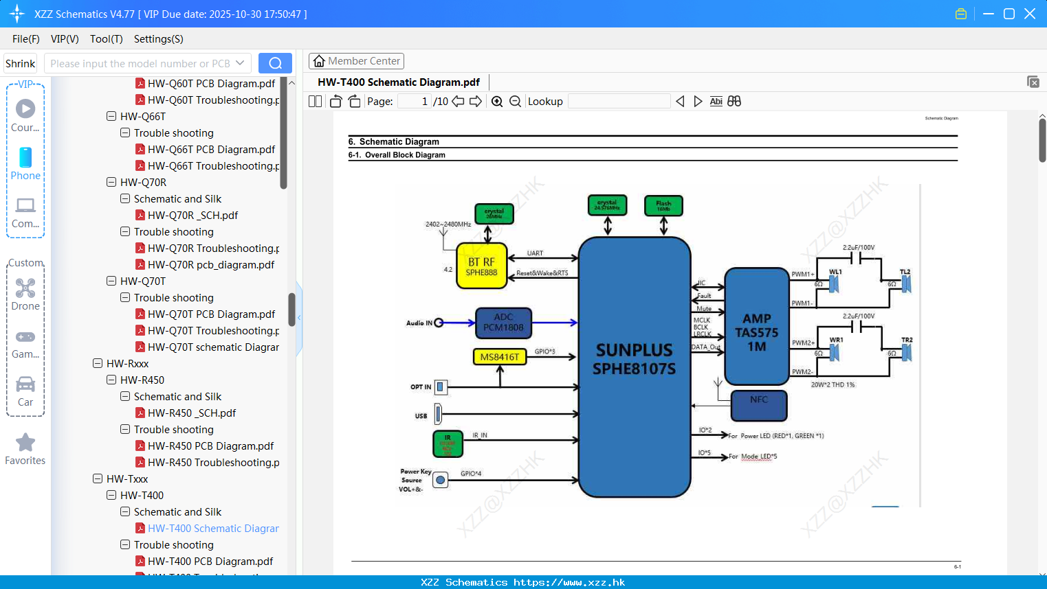 Samsung HW-T400 Schematic Diagram